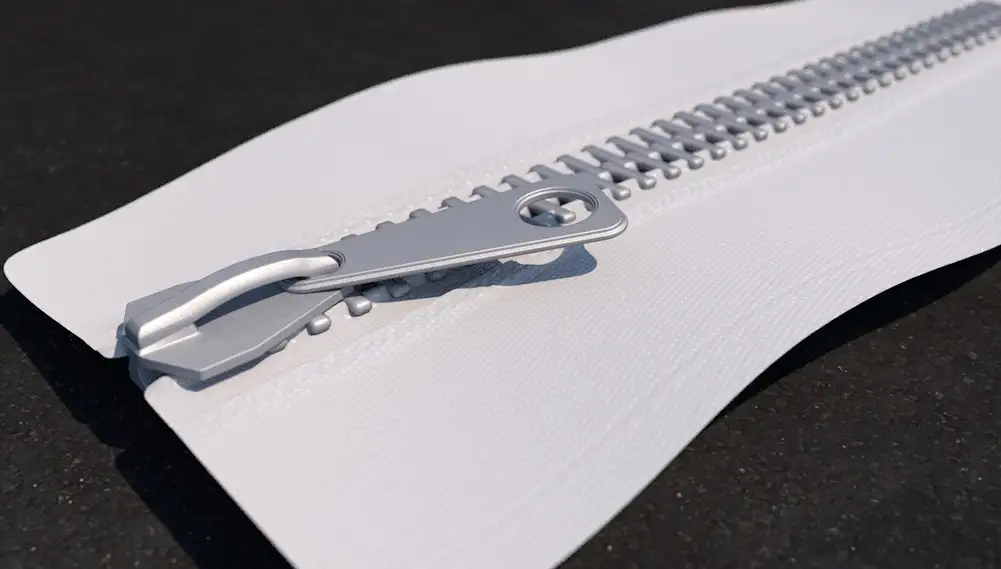 衣服拉链C4D模型 C4D 3D Zipper Model