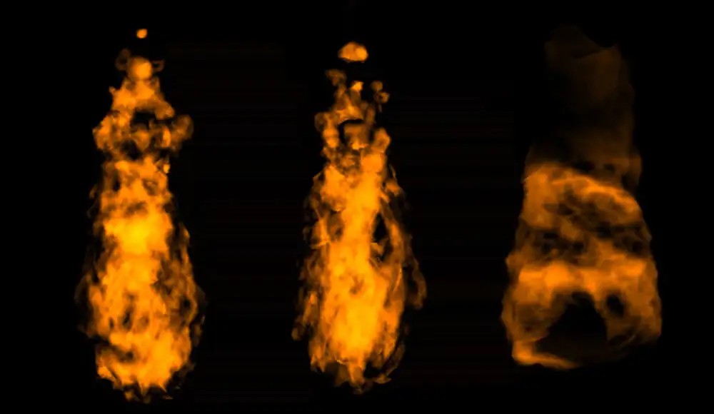 C4D火苗动画工程 Cinema 4D Fireshader Scenes