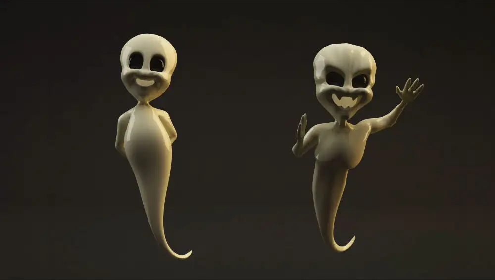 恐怖的幽灵C4D动画工程 Rigged C4D Ghost - C4D之家 - cinema4d_-2016-10-05-21.32.49.jpg