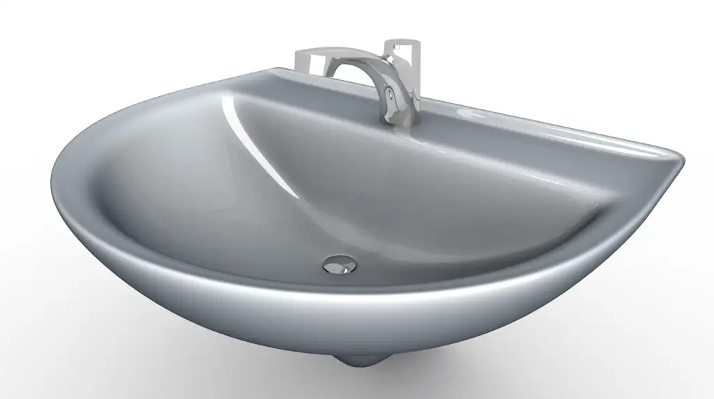陶瓷洗手池C4D模型 Washbasin 3D Model