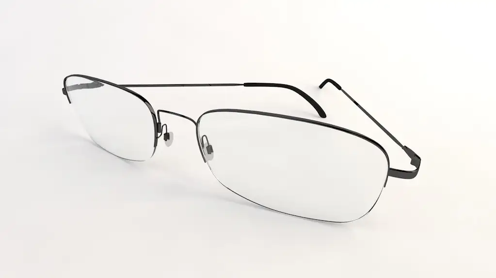 近视眼镜C4D模型 nearsighted glasses 3d model