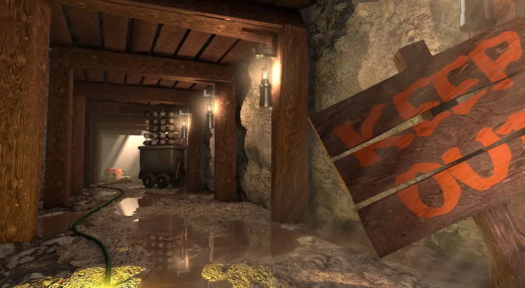 C4D矿井动画工程预设 mine shaft