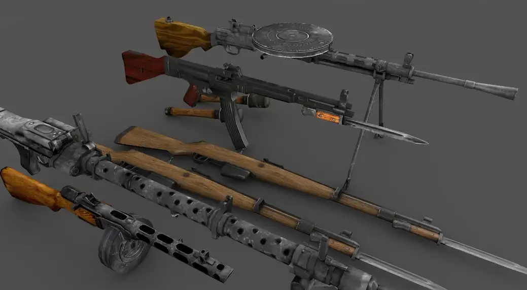 114套C4D《红色管弦乐队2》（斯大林格勒英雄）射击游戏战士和枪械武器合集模型 - C4D之家 - cinema4d_ 2016-10-13 11.44.08.jpg