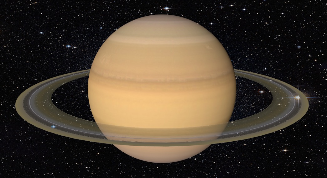 土星C4D模型 Saturn Planet 3d model