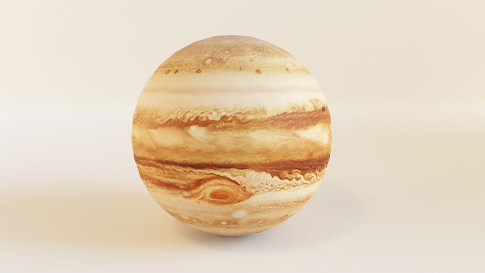 木星C4D模型 Jupiter Planet 3d model