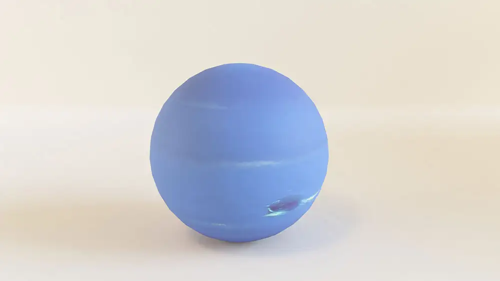 海王星行星C4D模型 Neptune Planet 3d model
