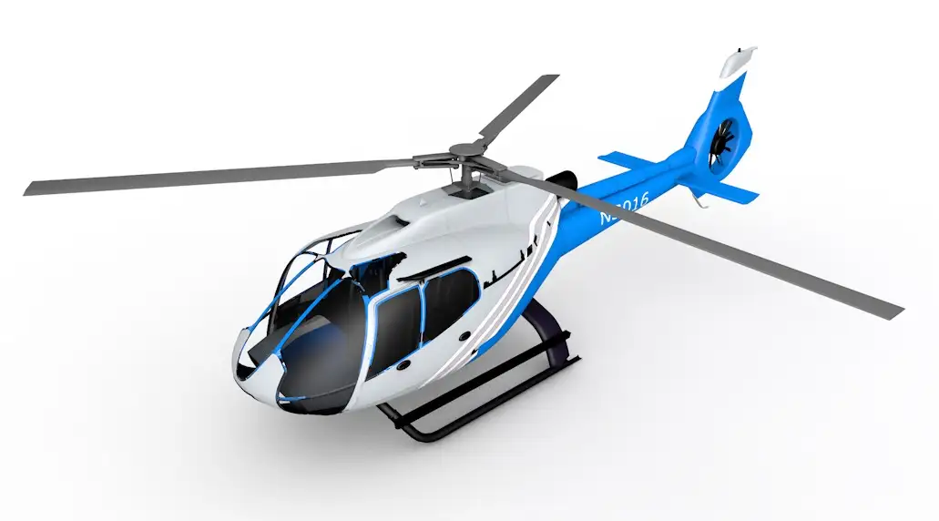 直升机C4D模型 Generic helicopter