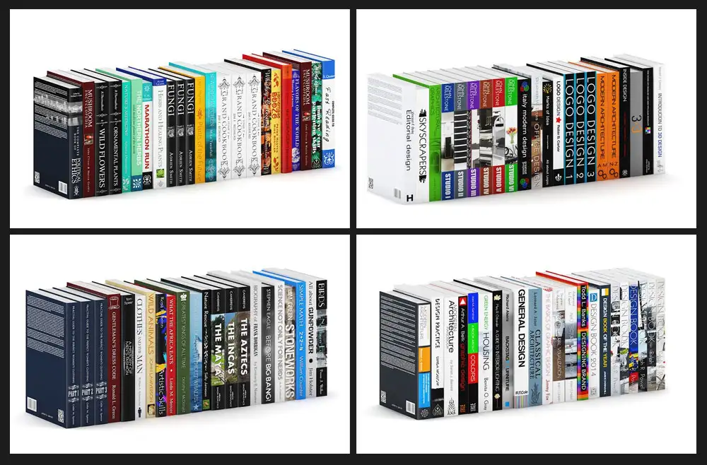 69套图书C4D模型合集 CGAxis Vol 43 Books II - C4D之家 - 未标题-1.jpg