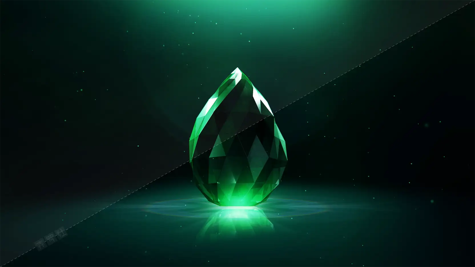 maya 绿水晶材质效果分享 - C4D之家 - Green-1.png