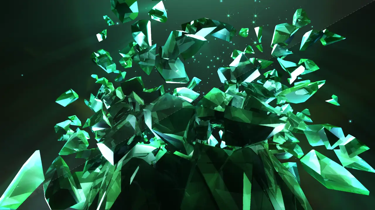 maya 绿水晶材质效果分享 - C4D之家 - Green-2.png