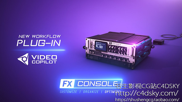 AK特效插件管理控制台+使用教程Videocopilot FX Console Win/Mac free下载 - C4D之家 - Videocopilot FX CONSOLE.jpg