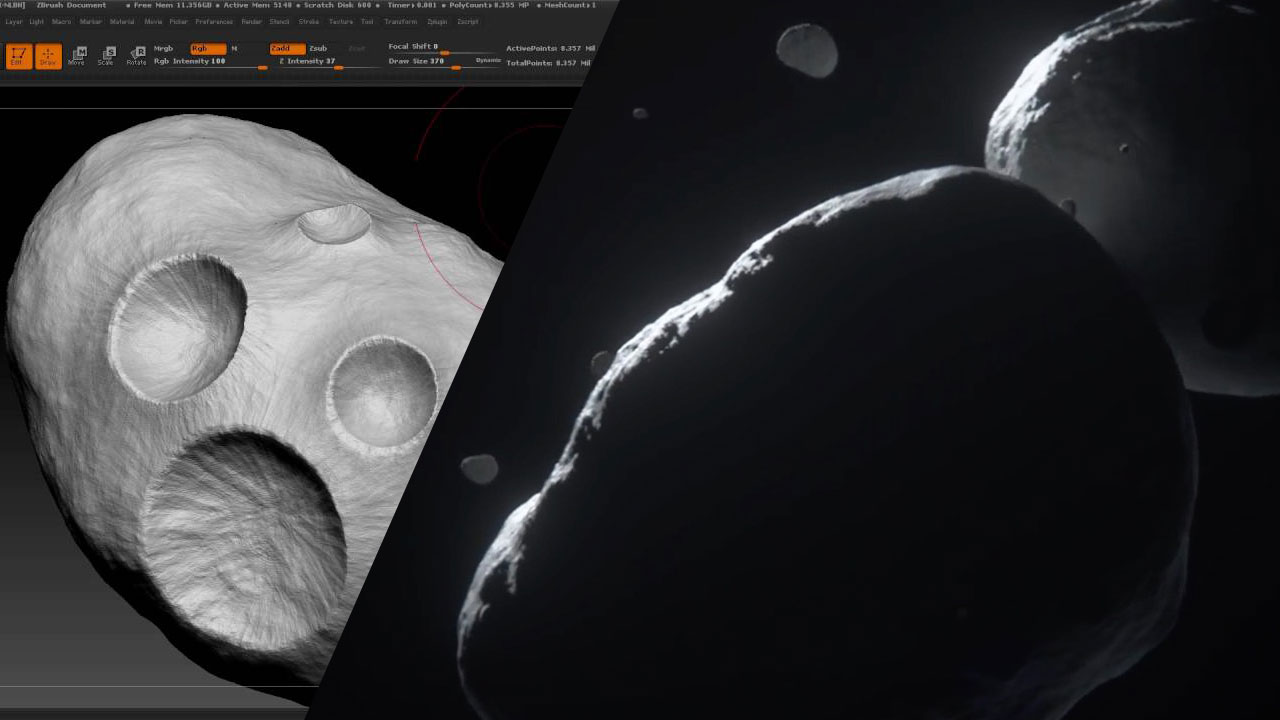 CINEMA 4D+Zbrush+Octane制作小行星教程 Creating an Asteroid - C4D之家 - maxresdefault.jpg