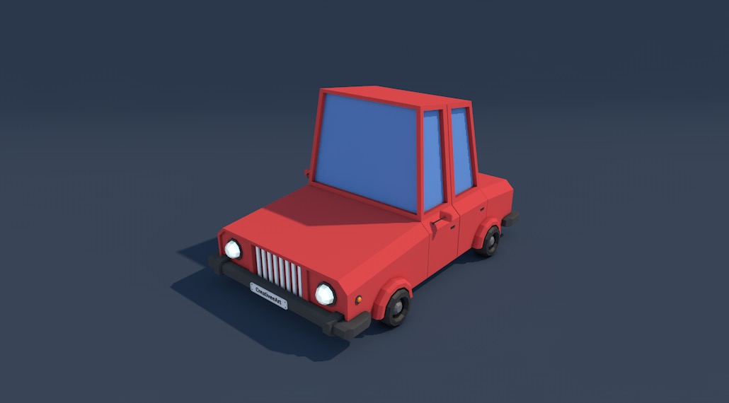 低面卡通小汽车C4D模型 Low Poly Family Car - C4D之家 - cinema4d_ 2016-10-31 23.52.04.jpg
