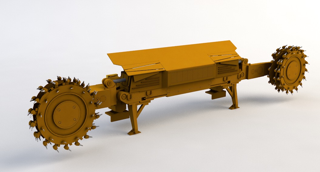 煤矿综合采煤机设备C4D模型 coal mining 3d model - C4D之家 - cinema4d_ 2016-11-02 14.55.25.jpg