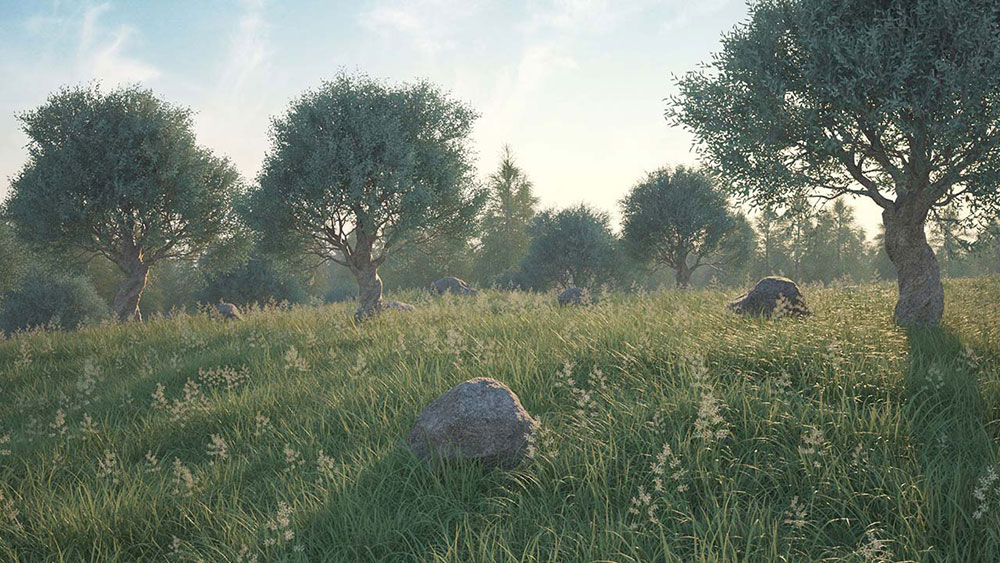 C4D插件：花草树木等植物生长动画插件 3DQuakers Forester 1.1.0