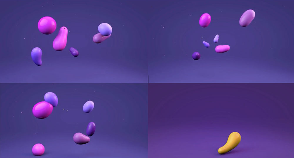 C4D制作融球动画（含工程）QTIP DYNAMIC DROP