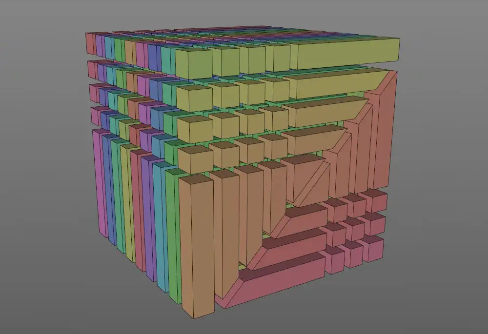 C4D R18 MoGraph Voronoi Fracture工程文件 - C4D之家 - vfracture_checker.jpg