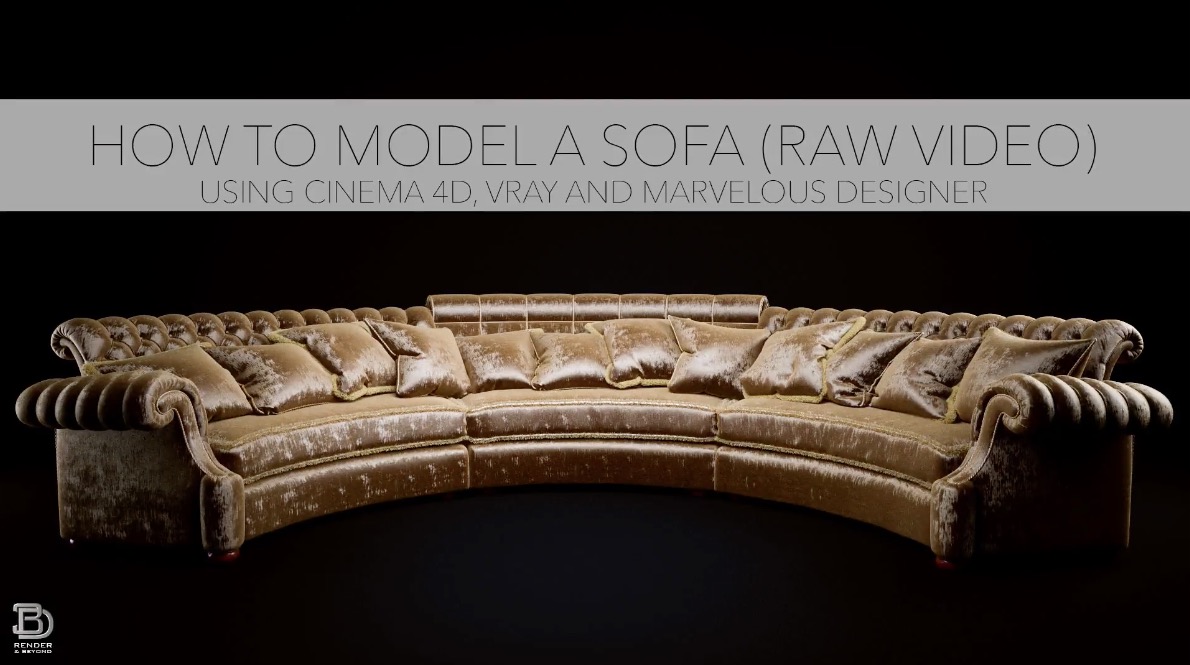 C4D沙发建模视频教程（6集/英文） HOW TO MODEL A SOFA(RAW VIDEO) - C4D之家 - cinema4d_ 2016-11-05 19.49.04.jpg