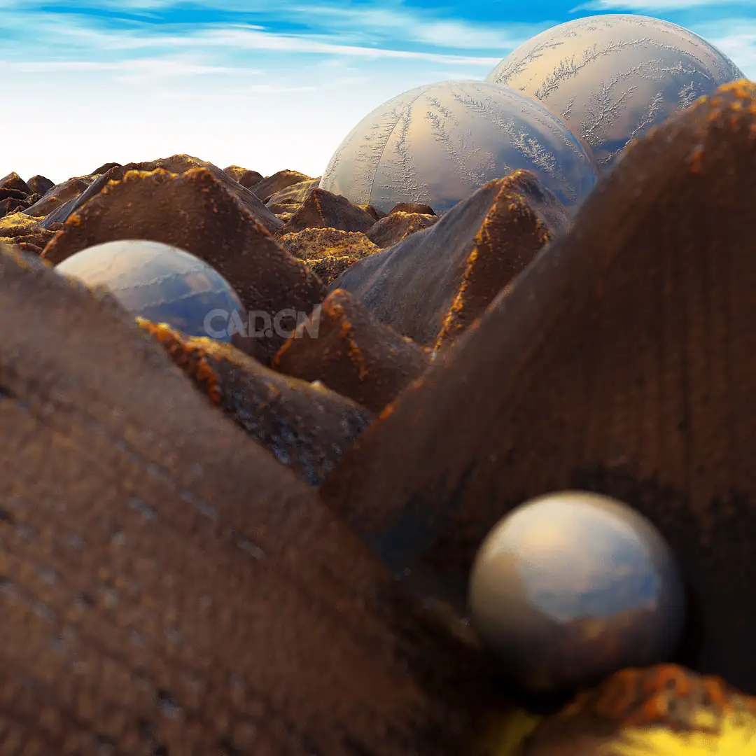 C4D实用工程第1季：创意硫磺山C4D工程文件 c4d project - C4D之家 - 01-06-16.jpg
