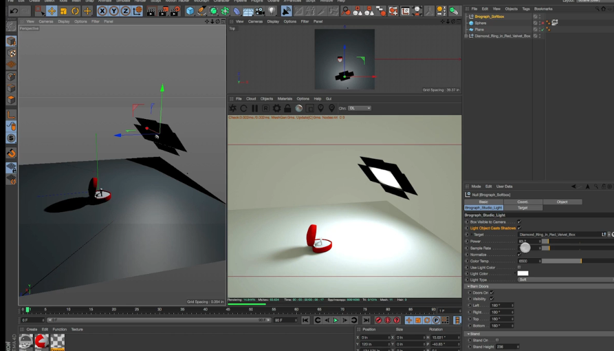 octane灯光插件Brograph_Octane_Lightkit - C4D之家 - 教程截图
