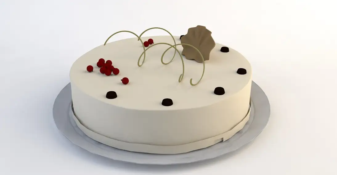 蛋糕C4D模型 cake 3d model