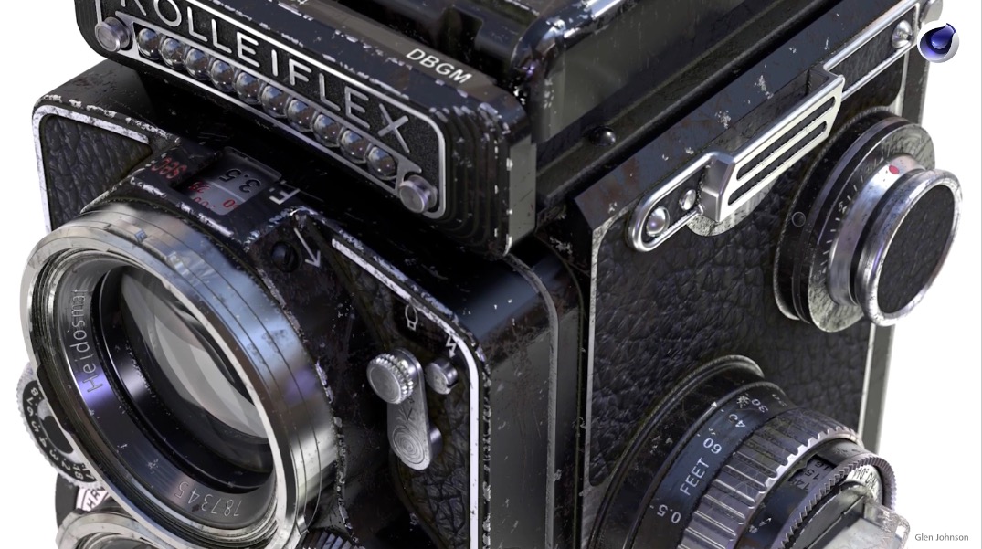 C4D小技巧：制作金属物体的边缘磨损效果教程