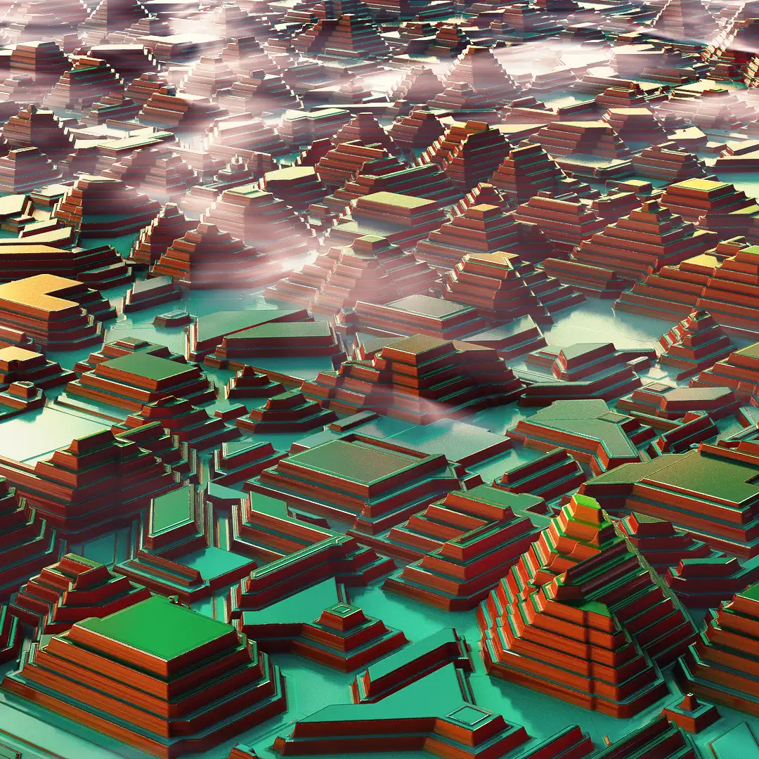 C4D实用工程第40季：塔型世界创意C4D工程文件 c4d project - C4D之家 - [07-07-16] - Yokar Lands.jpg