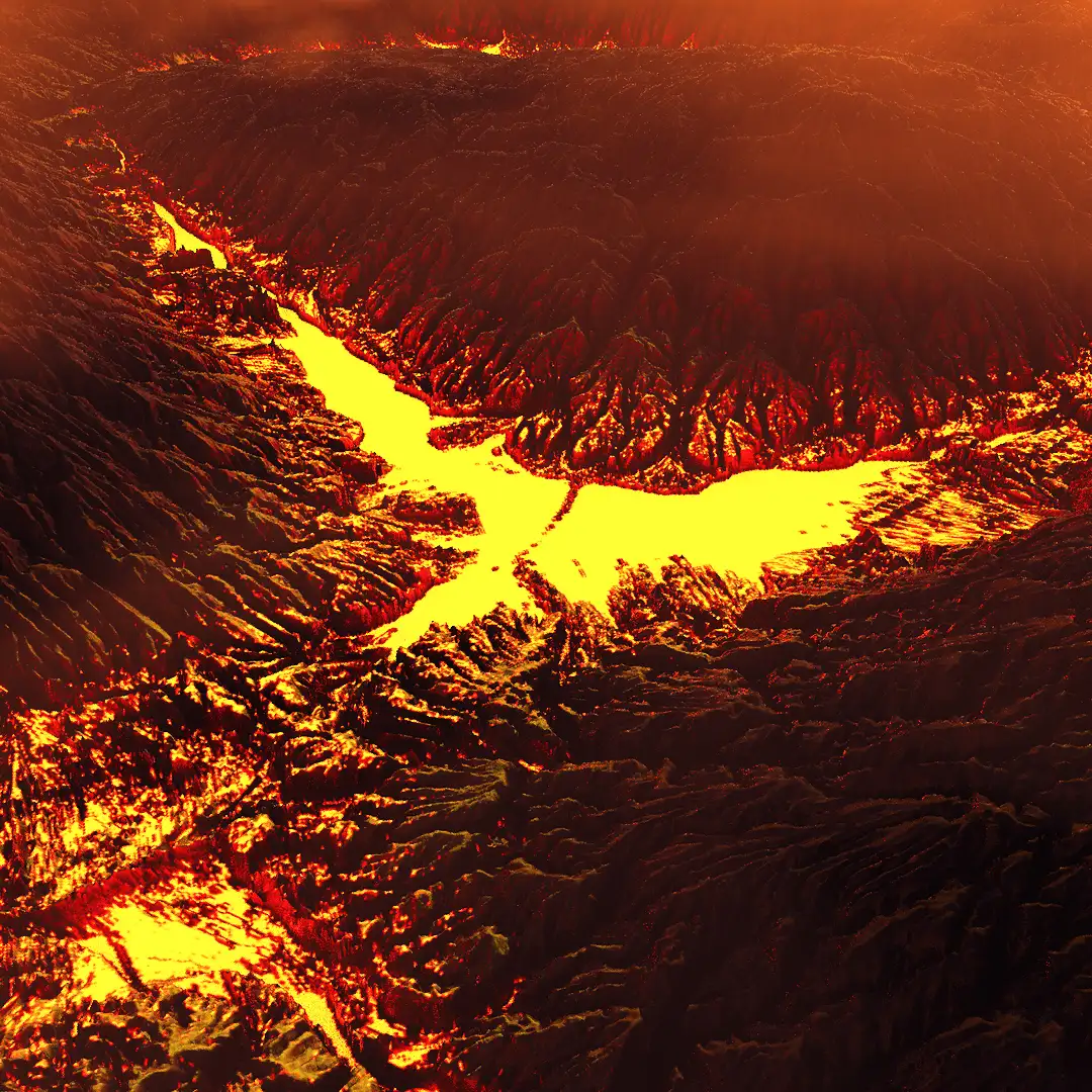 C4D实用工程第45季：火山岩浆熔岩湖C4D工程文件 c4d project - C4D之家 - [08-05-16] - Chaudron Lake.jpg