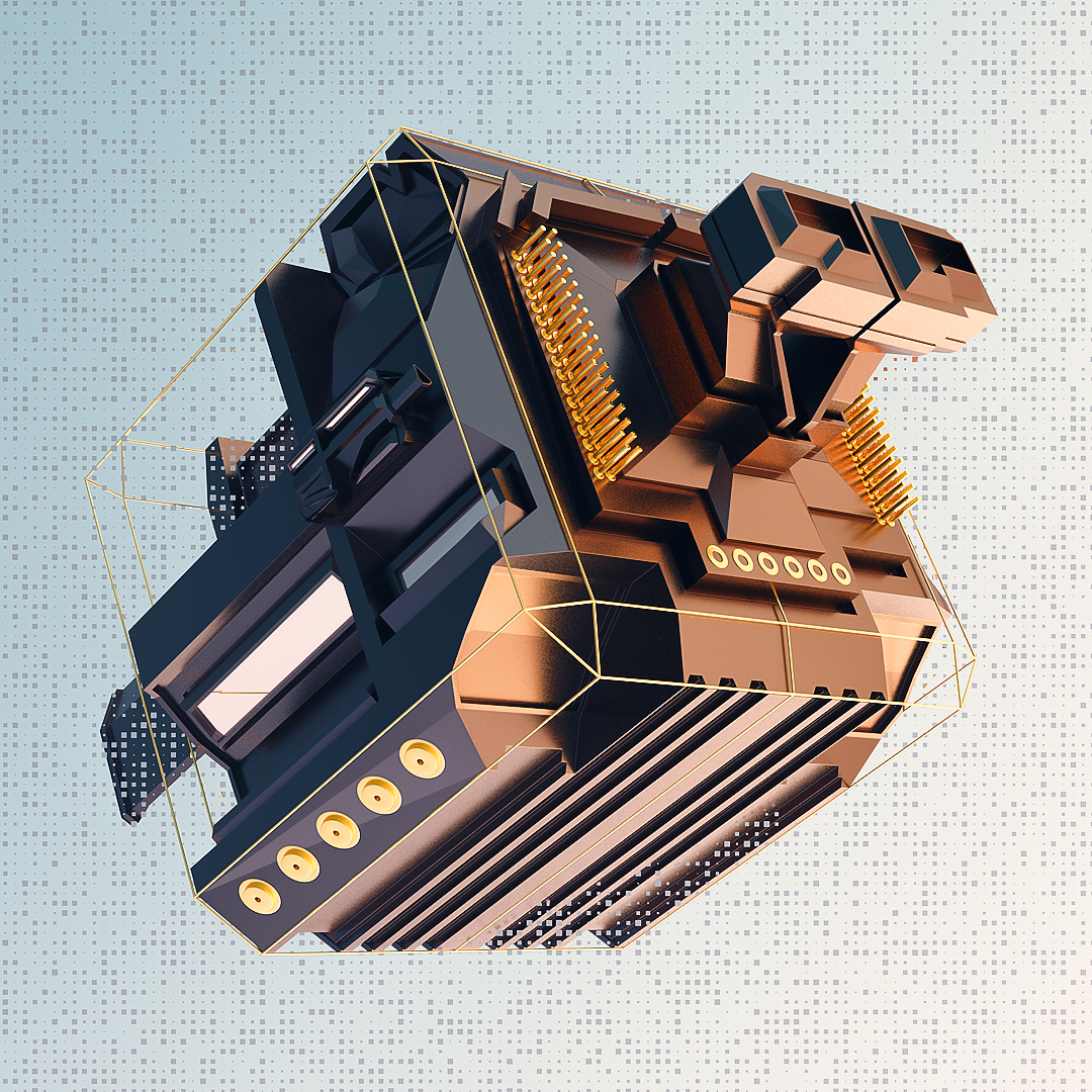 C4D实用工程第55季：科幻金属创意设备C4D工程文件 c4d project - C4D之家 - [09-09-16] - MOD V.2.jpg