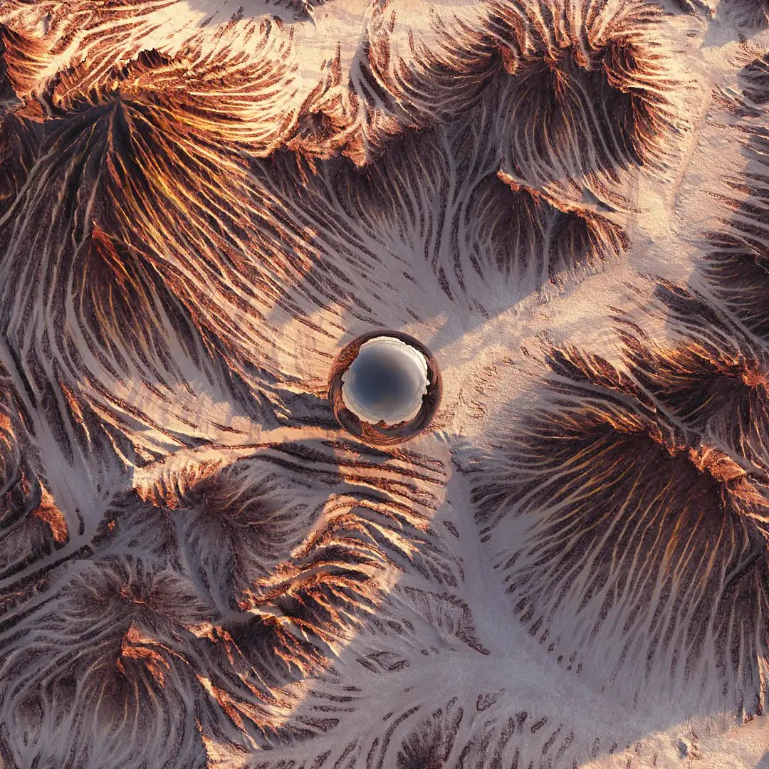 C4D实用工程第63季：外星球山地C4D工程文件 c4d project