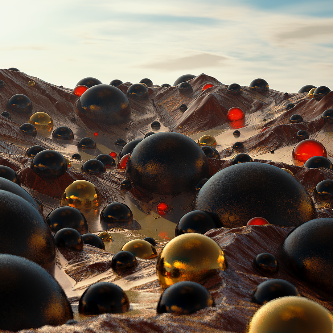 C4D实用工程第73季：散满圆球的外星球创意C4D工程文件 c4d project - C4D之家 - [12-09-16] - Field.jpg