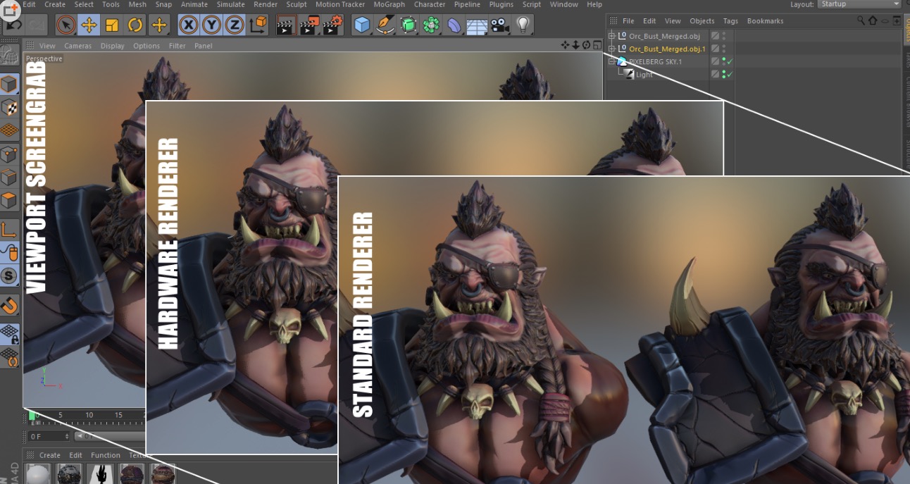 C4D 实时渲染插件 PixelBerg Beta V1.9b Win/Mac版