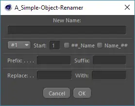 C4D R18脚本-材质对象标签重命名脚本C4d renamer pack v1.1 - C4D之家 - renamer_dialog.png