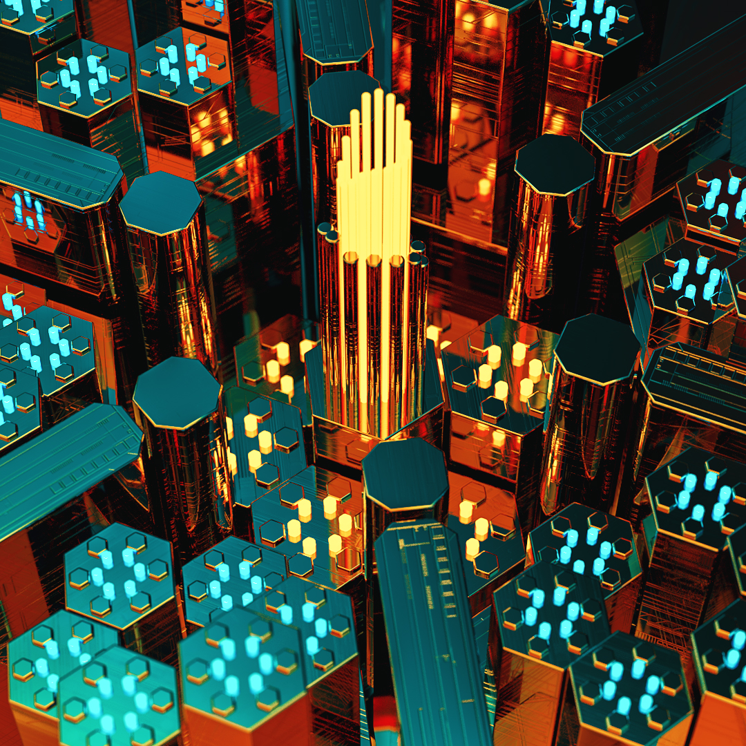 C4D实用工程第157季：动感的六棱柱动画C4D工程文件 c4d project