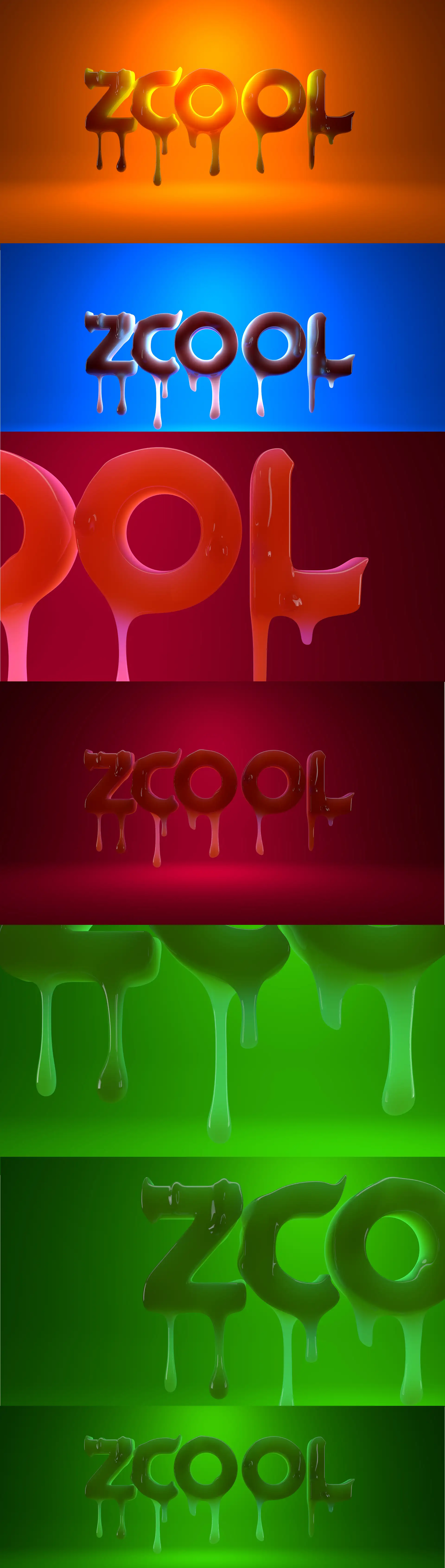 C4D原创作品：ZCOOL视觉表现整理（一）
