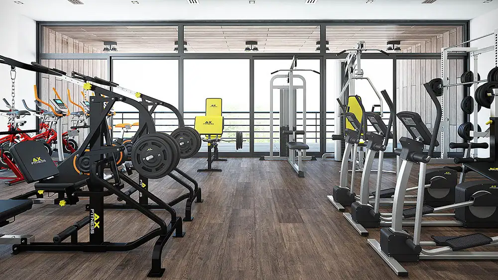 21套高精度C4D健身设备模型合集 Gym Equipment