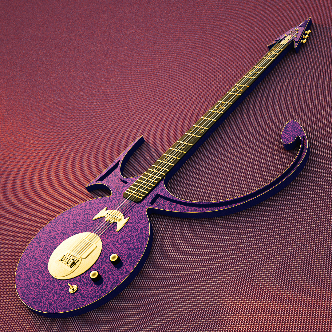 C4D实用工程第191季：吉它创意C4D工程文件 c4d project