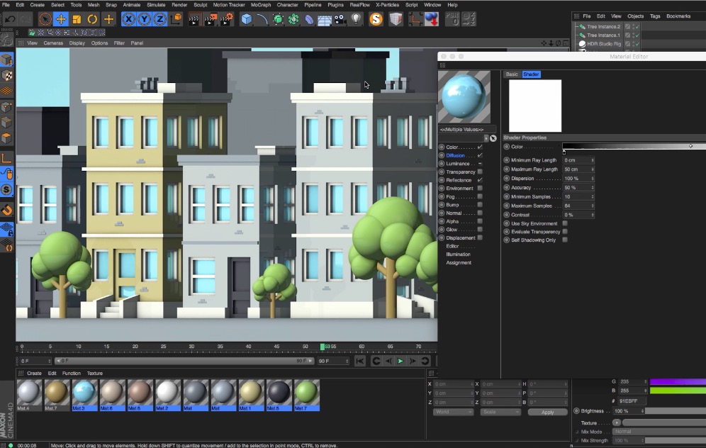 C4D封闭环境中的5种渲染设置方法 5 Ways to Optimize Ambient Occlusion Renders