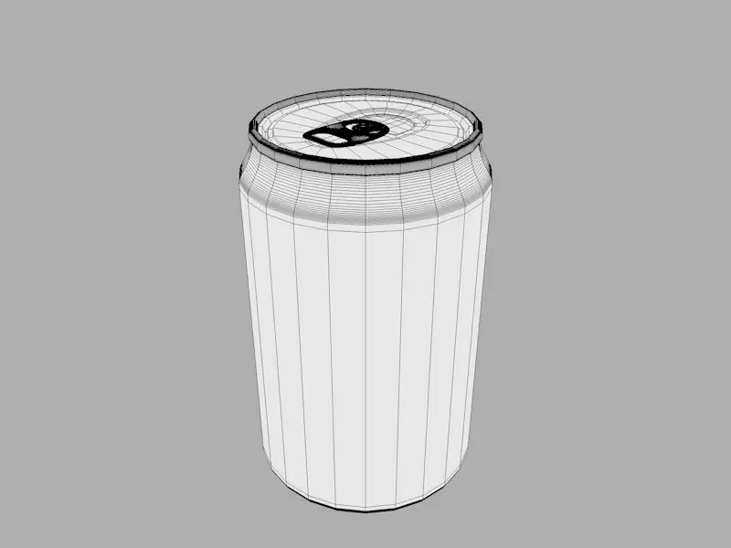 罐装汽水建模 - C4D之家 - 汽水罐
