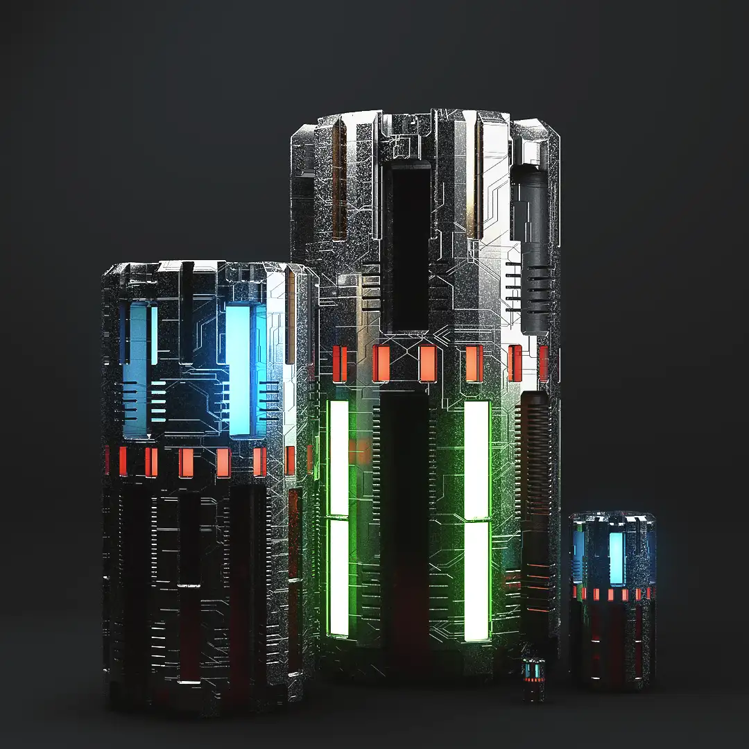 C4D实用工程第201季：科幻武器 炮弹C4D工程文件 c4d project - C4D之家 - [14-11-16] - Shell.jpg