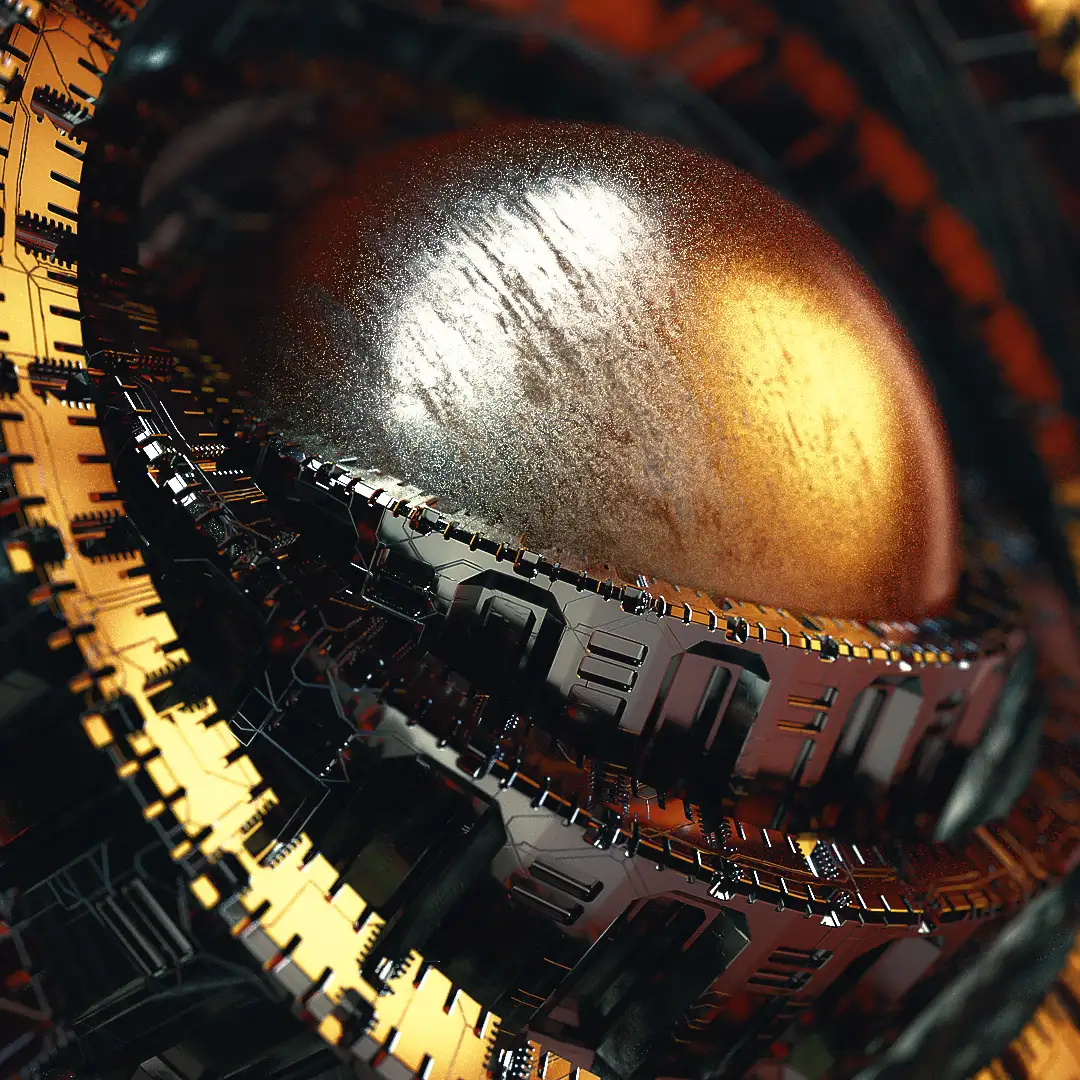 C4D实用工程第202季：金属陀螺仪框架轴创意C4D工程文件 c4d project - C4D之家 - [15-11-16] - GimBal.jpg