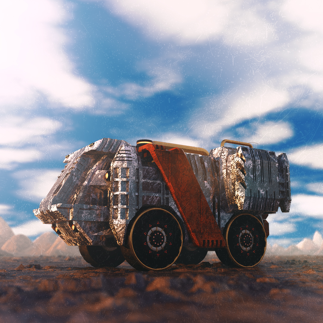 C4D实用工程第206季：太空探测车 科幻侦察车C4D工程文件 c4d project - C4D之家 - [19-11-16] - Scouting.jpg