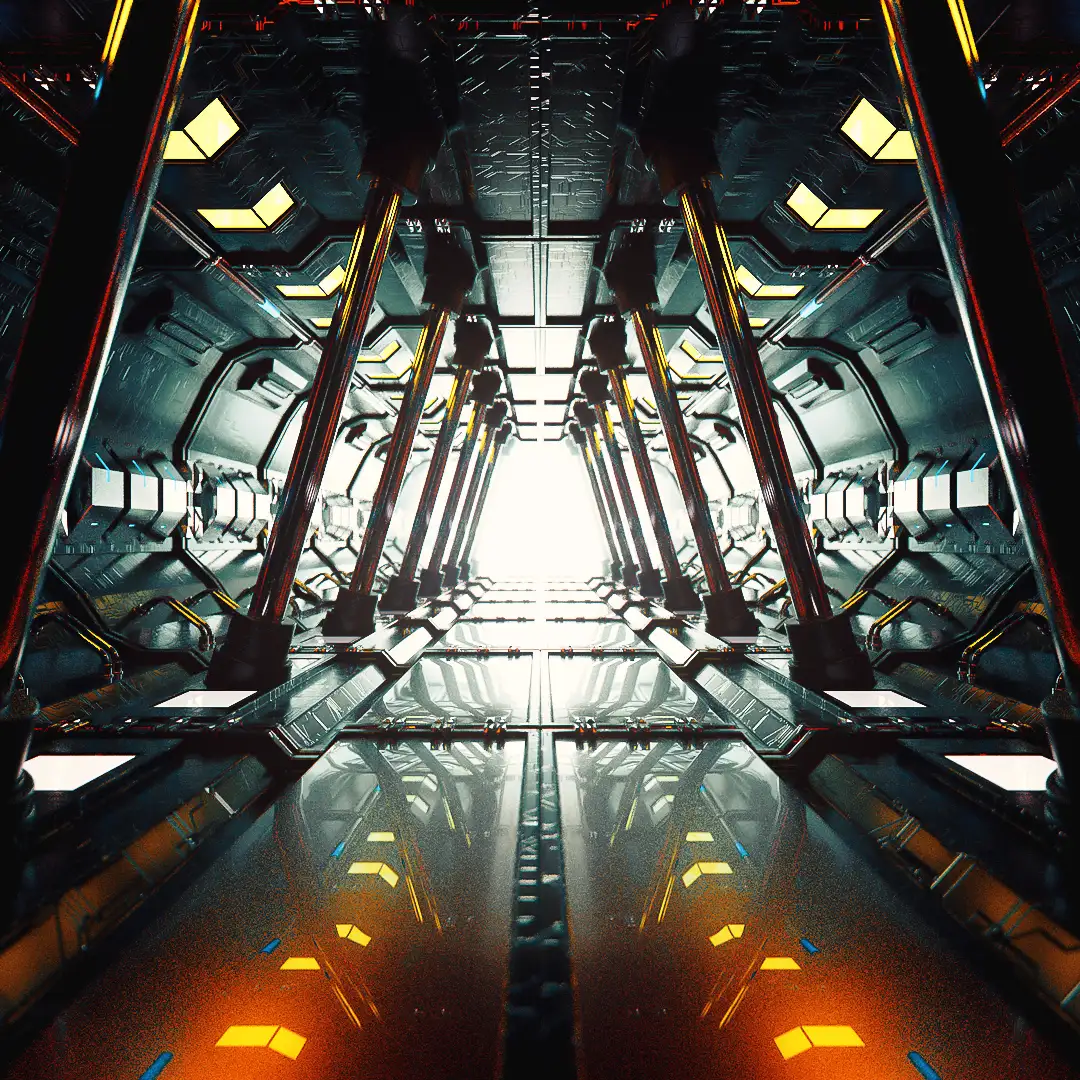 C4D实用工程第209季：科幻机舱滑道创意C4D工程文件 c4d project - C4D之家 - [22-11-16] - Runway.jpg