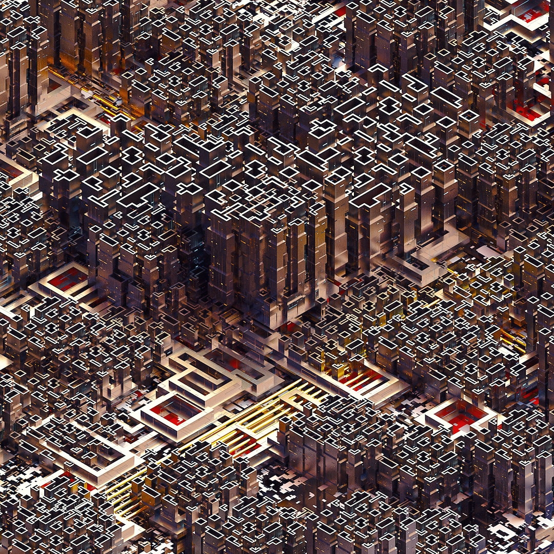 C4D实用工程第212季：科幻金属板创意C4D工程文件 c4d project