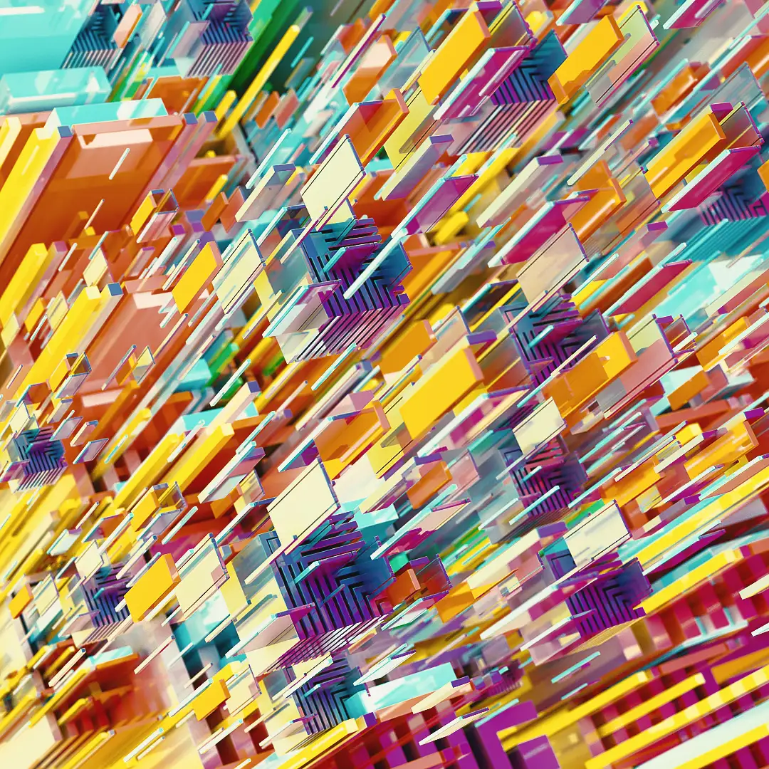 C4D实用工程第217季：活力四射的七彩方块创意C4D工程文件 c4d project - C4D之家 - [30-11-16] - Vibrant.jpg