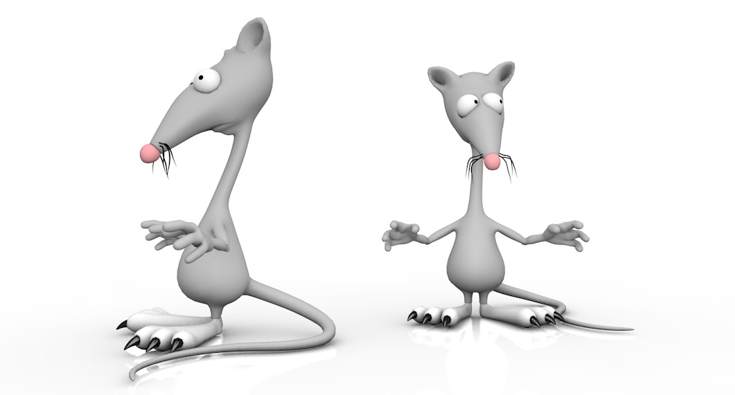 小老鼠C4D卡通模型 mouse 3d model - C4D之家 - cinema4d_ 2016-12-17 20.35.10.jpg