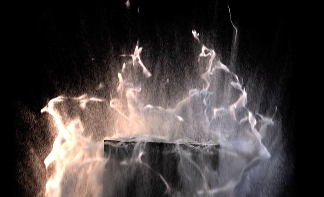 C4D使用Effex2.0特效插件制作的流体动画工程 Effex2.0 spray test