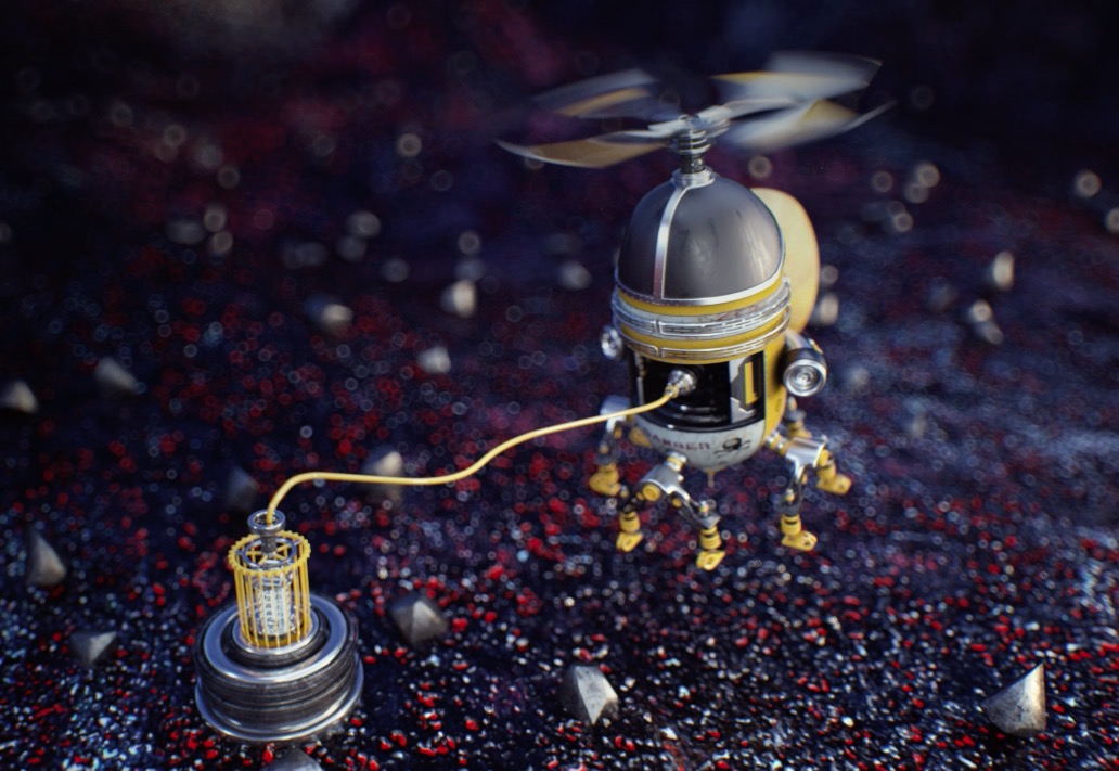 C4D制作一款胶囊飞行器视频教程 Capsule – 99 frames 2k15