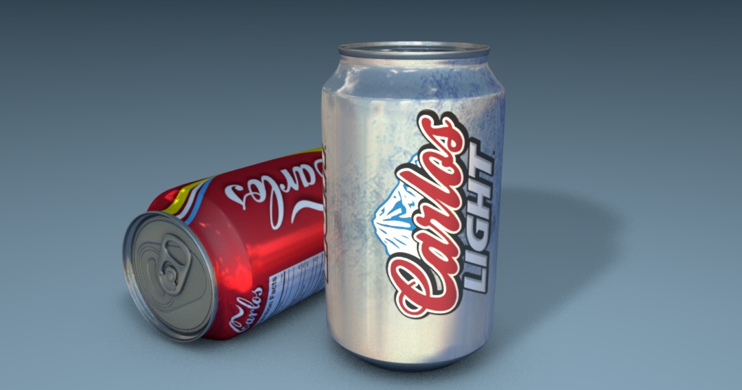 易拉罐啤酒C4D模型 Carlos Light Beer - C4D之家 - cinema4d_ 2016-12-22 09.59.34.jpg