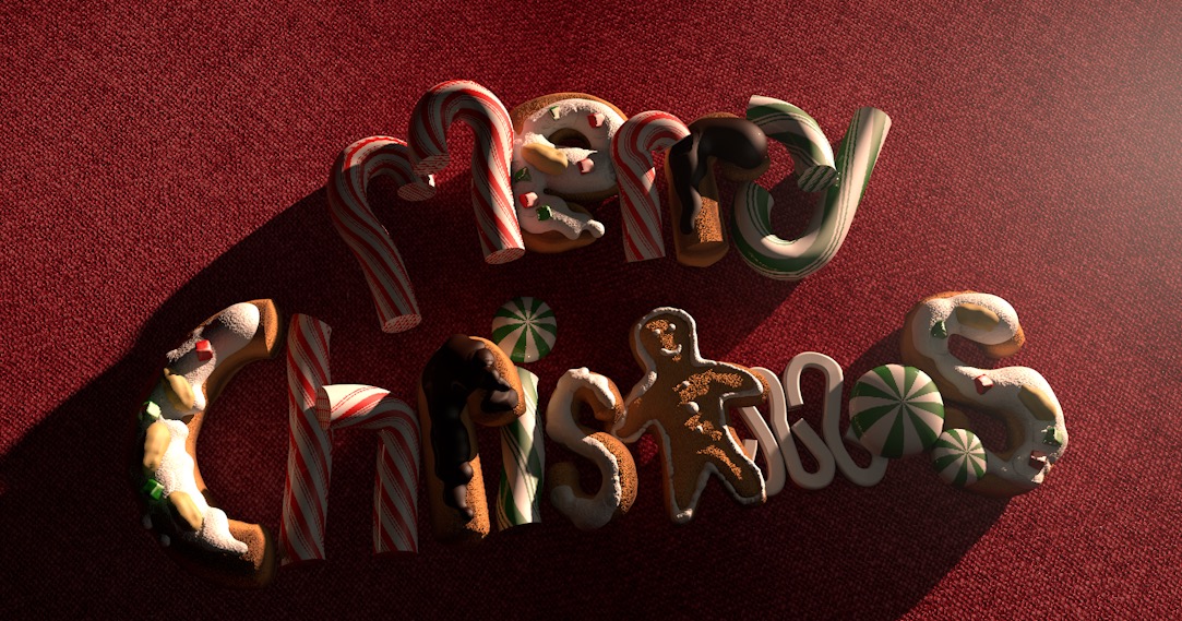 圣诞文字动画C4D工程文件 Merry Christmas - C4D之家 - cinema4d_ 2016-12-22 10.14.41.jpg